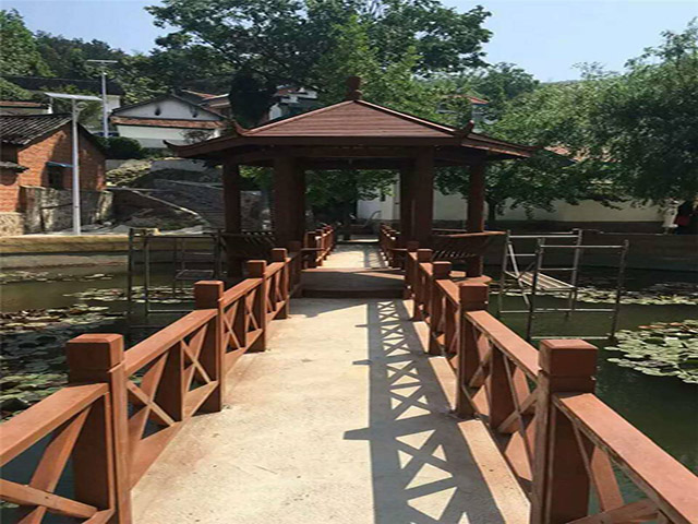 大理石魚(yú)塘護欄