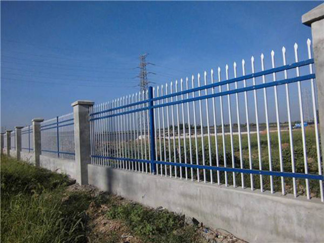 某學(xué)校植物園沿路護欄